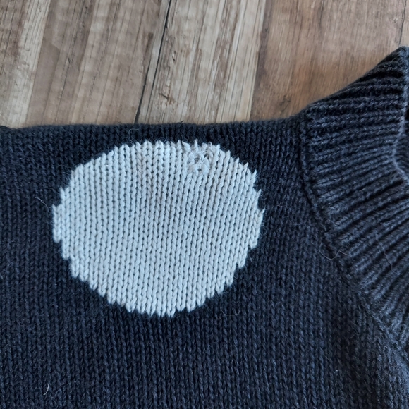 Vintage Express Tricot Polka Dot Cotton Cardigan Sweater Medium Large - Picture 8 of 11